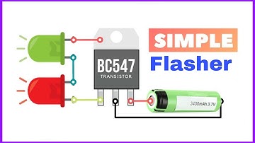 Simple Dual LED Flasher Circuit