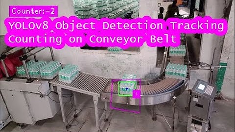 Efficient Object Detection & Tracking on Conveyor Belts for Automation | computer vision