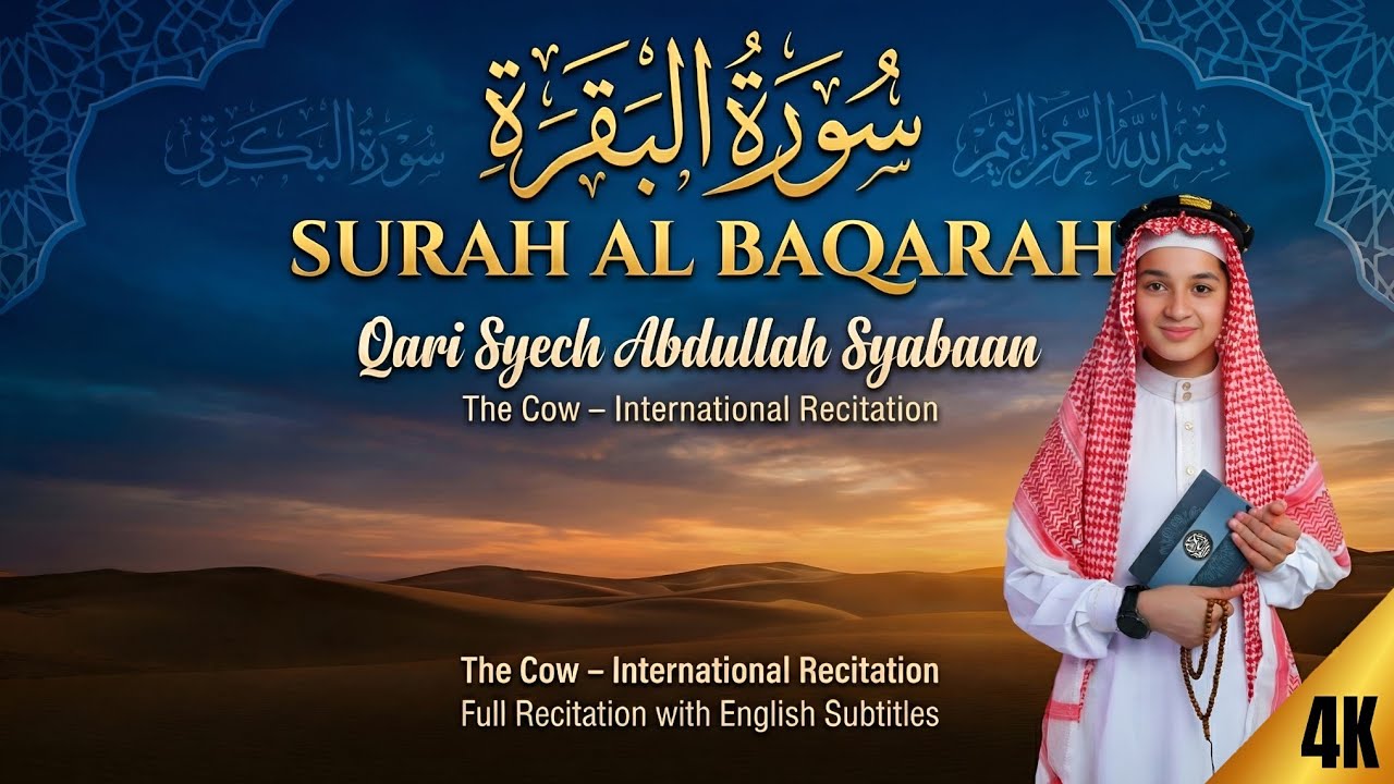 Deep Sleep Quran: Surah Al-Baqarah Full for Peace & Protection | سورة البقرة كاملة