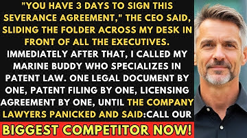 I Nodded "Thank You"...Then Sold A $2.3B Patent To A Competitor 21 Days After Being Fired