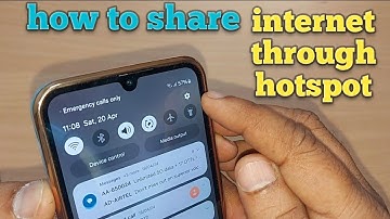 how to share internet through hotspot | sharing mobile hotspot on samsung galaxy a35