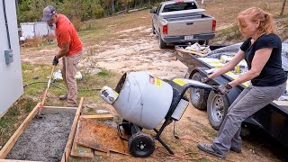 Concrete Pads for Mini-Splits- No experience- No Problem