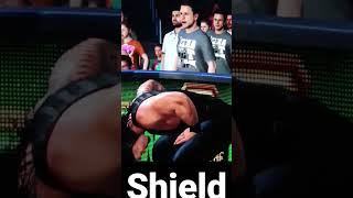 the shield entrance in wwe 2k23 #shorts #viral #shortvideo