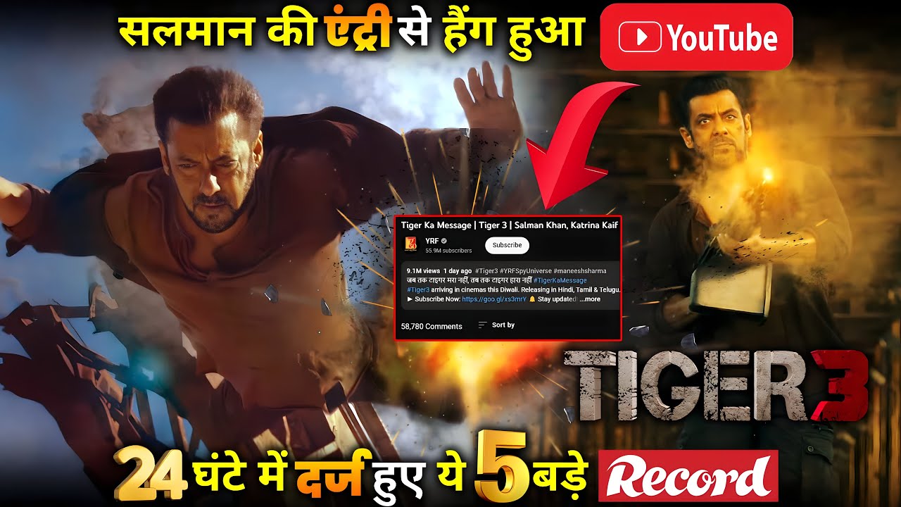 Tiger 3's records flooded in 24 hours, Salman made these 5 big records!