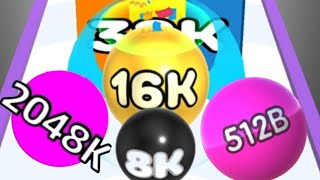 [5120억개 잠금 해제] 2048개의 공 3D / [분홍색 1024K 공] 볼 런 인피니티 / 숫자 병합 게임 screenshot 5