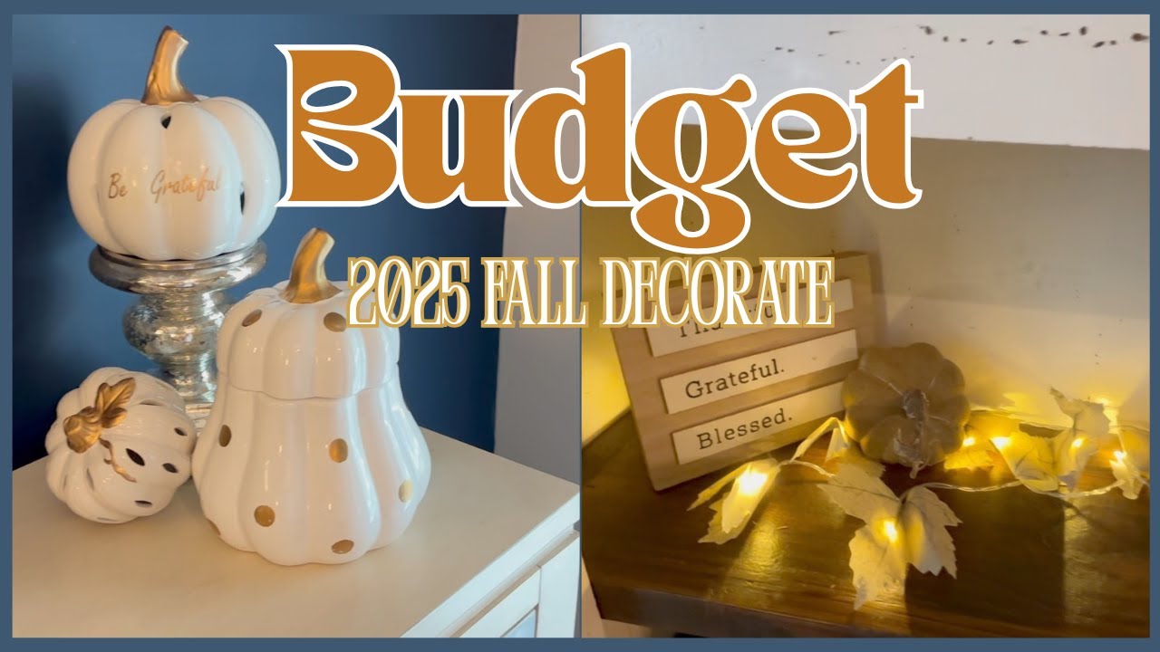 Budget Fall 2025 Decorate With Me Part 1| Cozy DIY Decor & Cleaning Reset