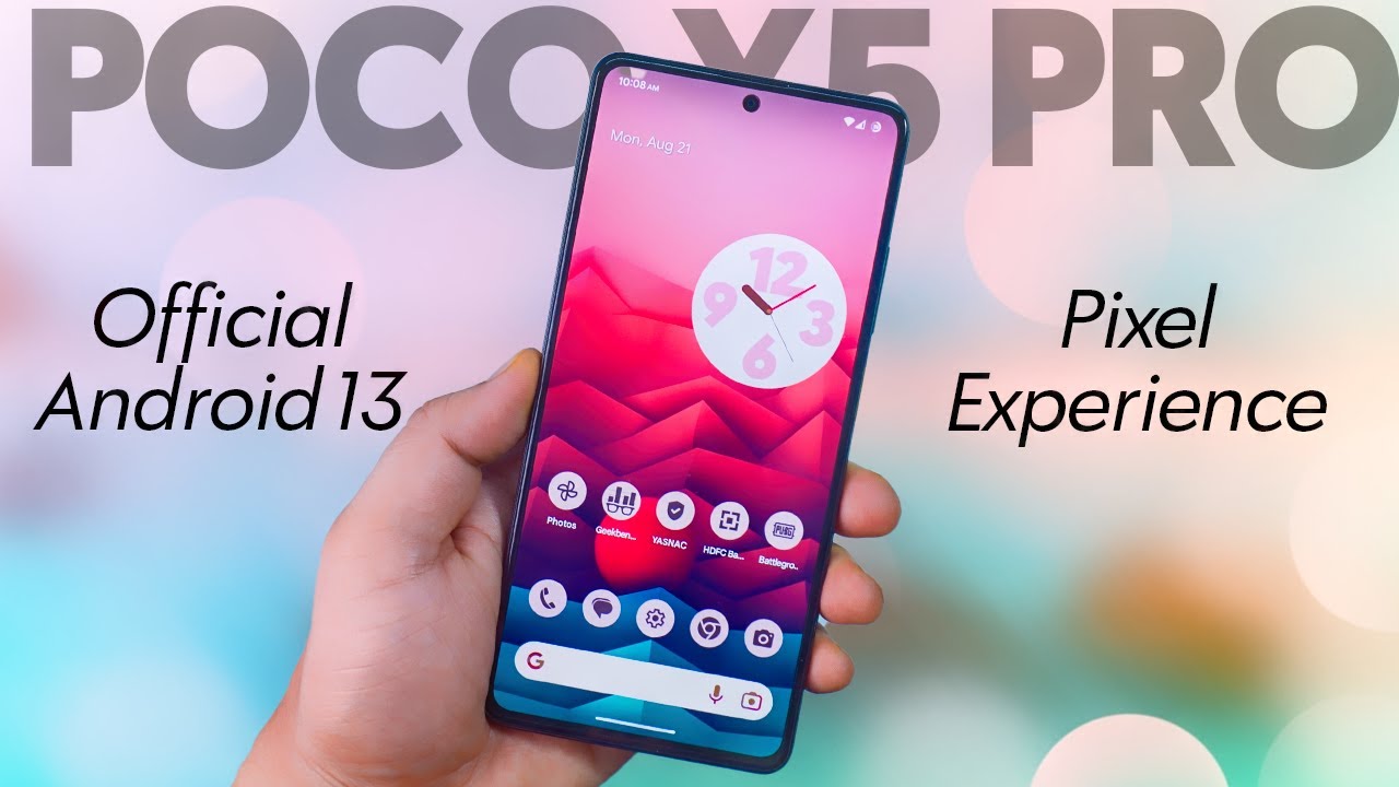 Android 13 Power: Experience the Pixel ROM on POCO X5 Pro! 