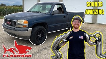 Long Tube Headers on My 5.3 sound AMAZING - Install and Sound Clips - Flashark