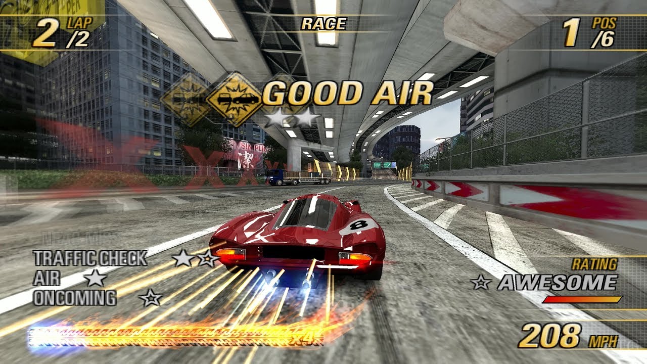 Burnout (PS2 Gameplay) 