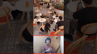 Pull up the chair | Oppa Huy 😂 #oppahuy #technology #comedy #reaction #prank