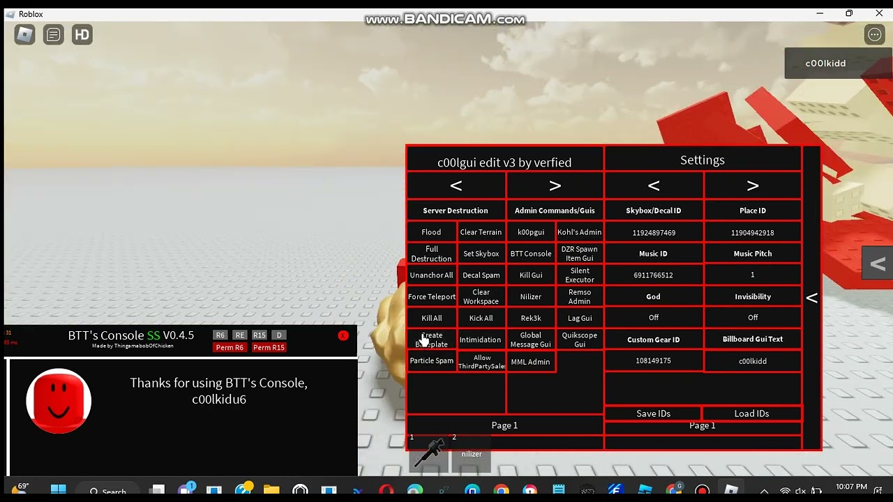 Roblox Script Showcase C00lgui Edit V3 Private YouTube 