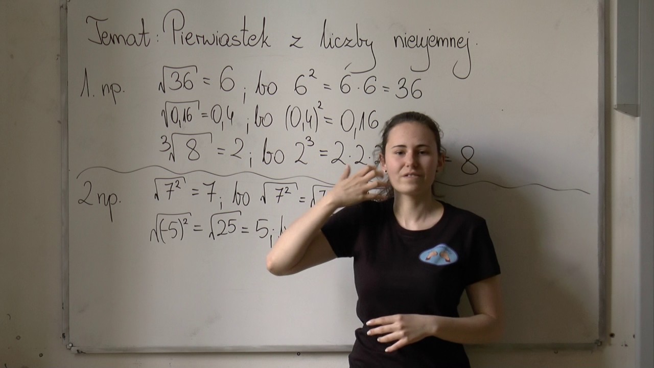 Pierwiastek Z Liczby Nieujemnej Sprawdzian LEKCJA: PIERWIASTEK Z LICZBY NIEUJEMNEJ - YouTube