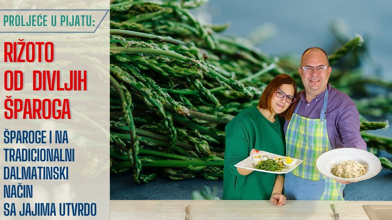 Kako napraviti Rižoto od divljih Šparoga? Naš najdraži Rižoto..