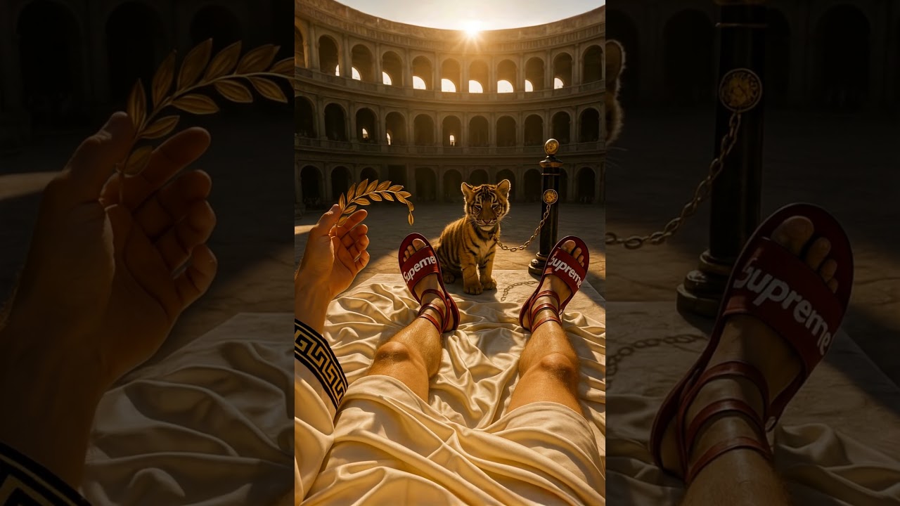 POV: You Wake Up in a Roman Colosseum Mansion 😳🏛️