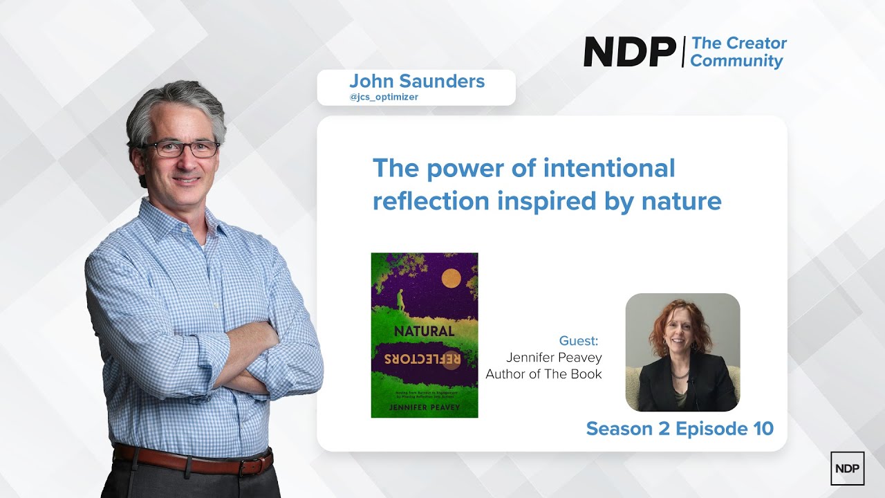 The Creator Community Podcast | Interview with author of Natural Reflectors | Jennifer Peavey