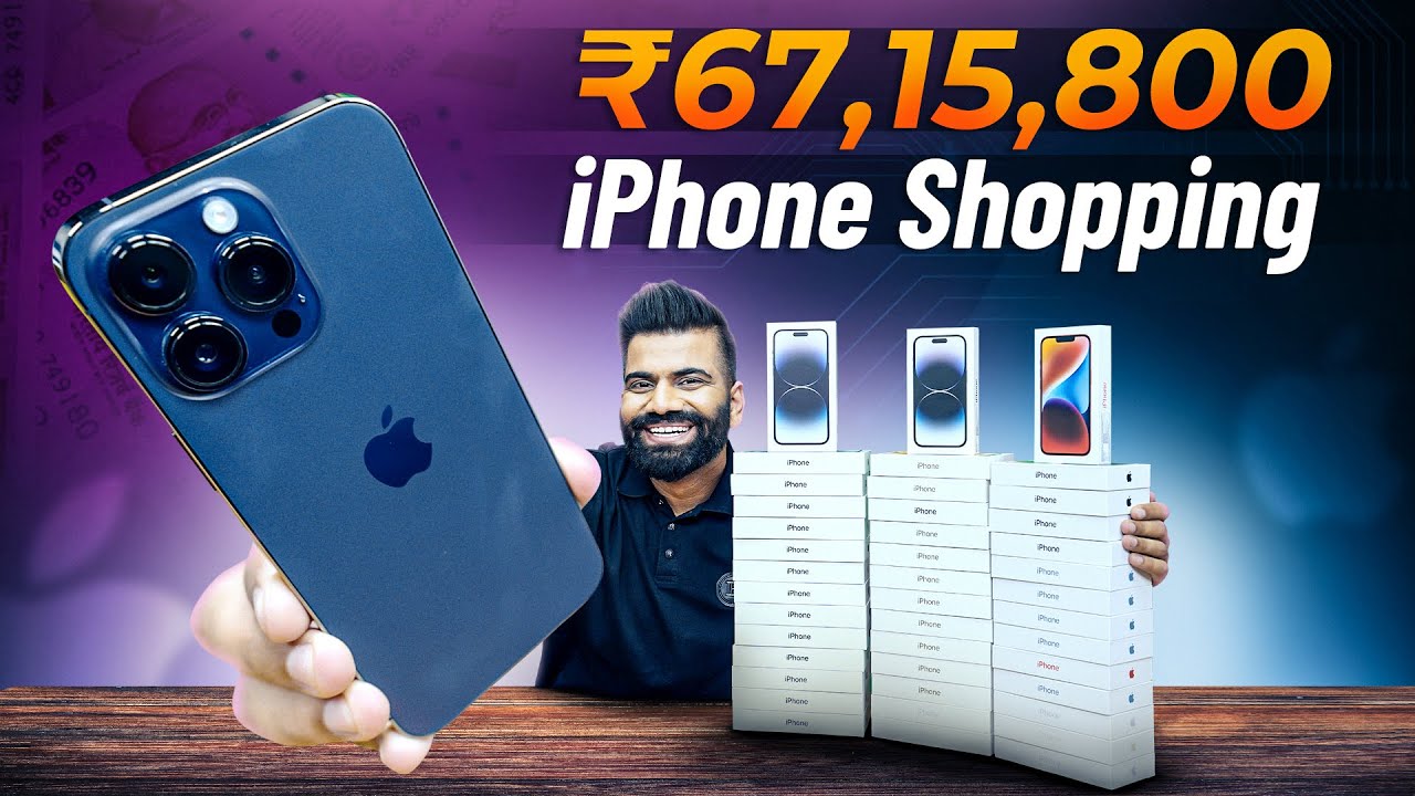 Buying All The iPhone 14 - ₹67,15,800 iPhone Shopping🔥🔥🔥