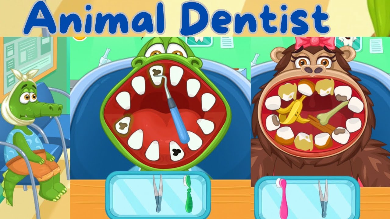 🦷 Animal Dentist Gameplay – Treating Adorable Animal Patients! 🐾