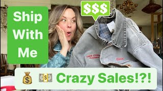 Ship With Me $750+ In Sales What Sold Crazy Surprising Vintage Carhartt Sale Reseller Poshmark Tips