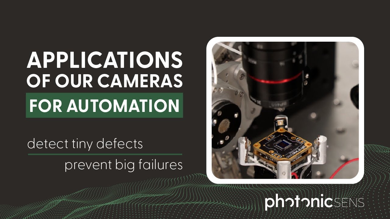 2D and 3D cameras in single shot - Applications | photonicSENS - YouTube
