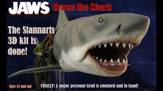 The GRAIL Pt 4   The Stannarts Jaws BRUCE the Shark  FINISHED 3D Kit  Built & Painted!