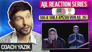 YAZIK reacts to AJL36 WINNER - PELUKAN ANGKASA - SOG X Shila Amzah