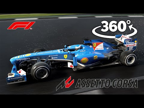 F1 360° Fomula One at SilverStone GP Assetto Corsa VR Experience #assettocorsa #360video