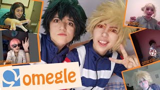 Bakugou and Deku jump into Omegle!  MHA COSPLAY