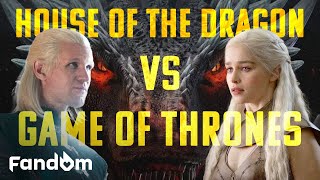 By The Numbers | House of the Dragon vs Game of Thrones @fandomentertainment