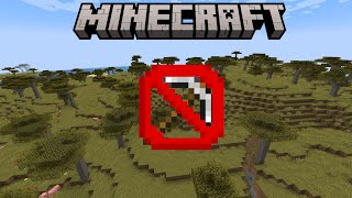 How I Beat Minecraft WITHOUT Mining