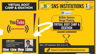 Virtual Boot Camp and Ideathon | Award Ceremony | SNS Institutions, Coimbatore