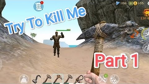 Zombie try to kill me in Last Pirate Island Survival Gameplay Part 1 (IOS/Android)
