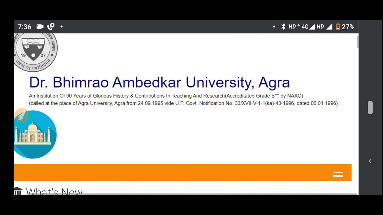 Dbrau Agra University Date sheet Download 2021 MBBS Students Dr Bhim Rao Ambedkar University Agra