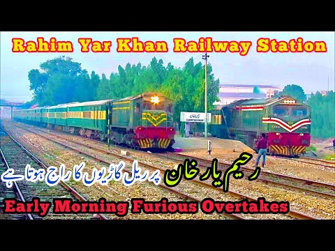 Rahim Yar Khan Railway Station Explored With Emerging YouTubers Trains Of Pakistan 