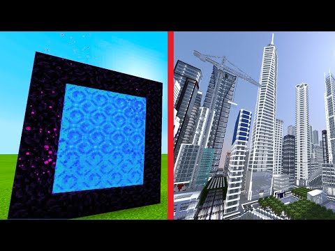 Vidéo: Comment Faire Un Portail Vers La Ville Dans Minecraft