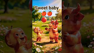 Apple Baby AI Playground 🍎👶#shorts #viralshorts #trandingshorts #apple #aivideo #foryou #amazing