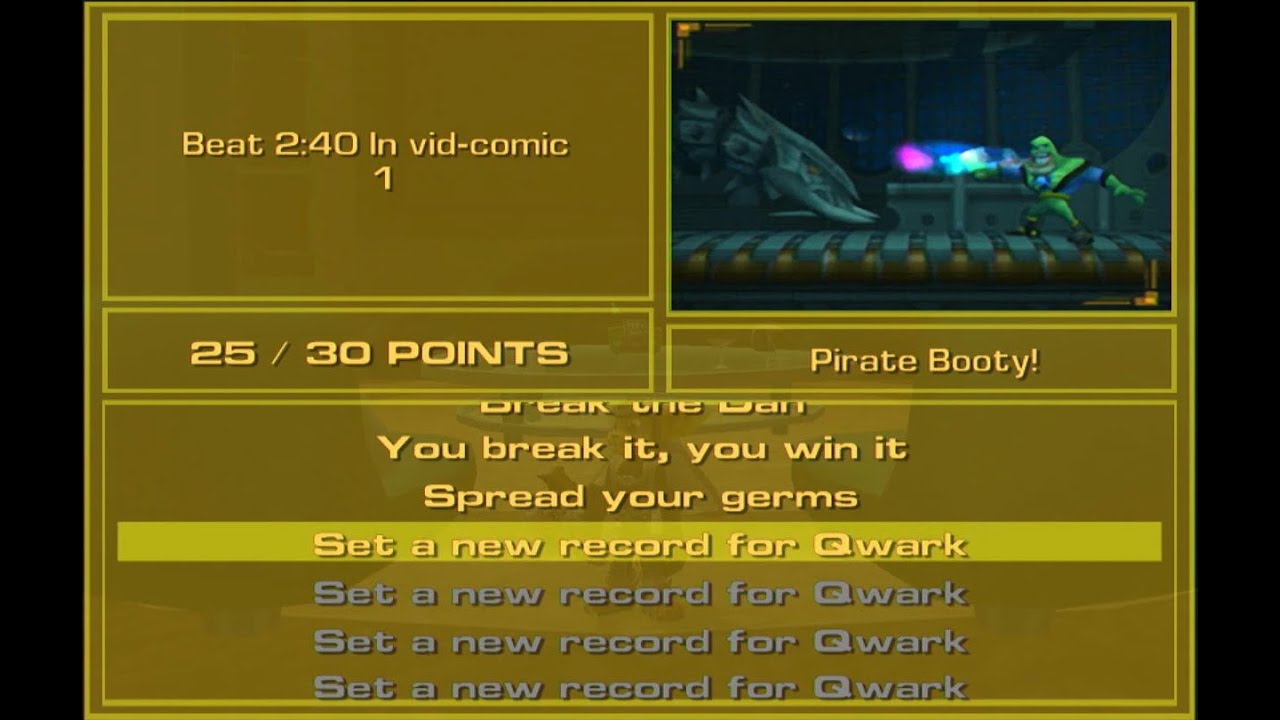 Ratchet and Clank 3 Up Your Arsenal Skill Point Starship Phoenix Set a