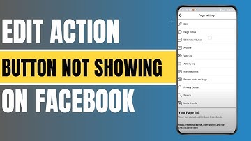 Facebook edit action option button not showing problem solved !