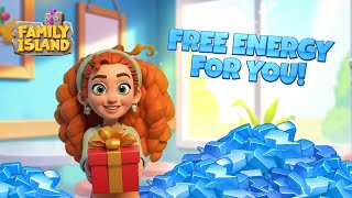 𝐅𝐚𝐦𝐢𝐥𝐲 𝐈𝐬𝐥𝐚𝐧𝐝: FREE ENERGY below!⚡ Type REWARD for a chance to WIN 3,000 ENERGY! 🤩