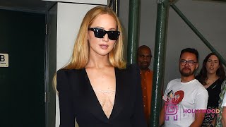 Jennifer Lawrence promotes &#39;No Hard Feelings&#39; at WWHL in NYC