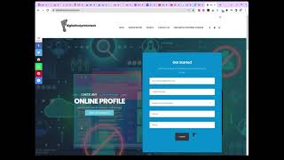 Demonstration of Free Digital Footprint Check screenshot 5