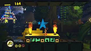 Sonic Forces - Secret 1: Fire Cannon 1 (Ring Attack) - 164 Rings