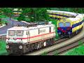 WAP7 RESCUE MEMU EXPRESS TRAIN | BUMPY RAILROAD | Train Simulator | Railwork | NTG GAMING