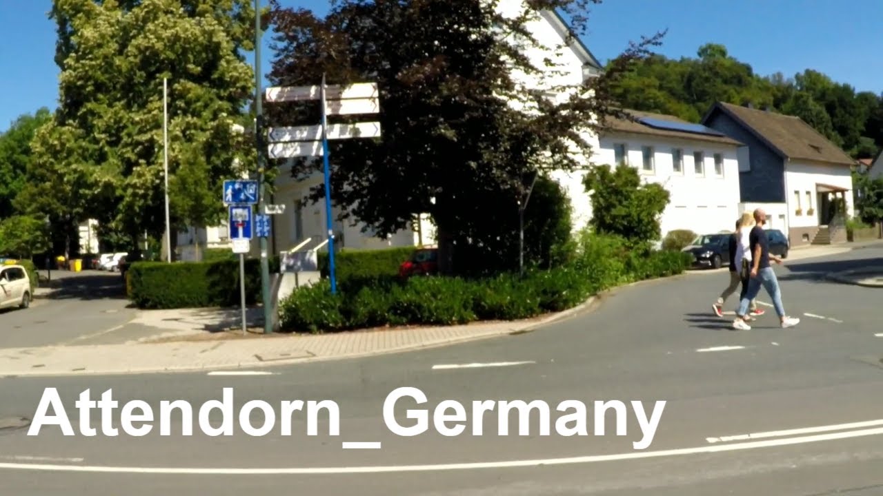 Walking around a small town in Germany