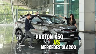 PROTON X50 vs Mercedes GLA200 | Which is the better value car?