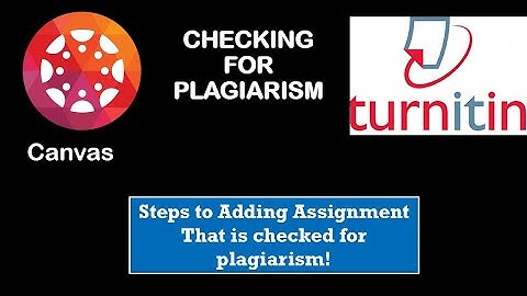 Adding Assignment in a Canvas Course to use Turnitin plagiarism checker