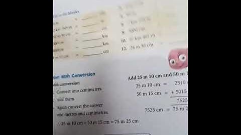 Class 3 : Maths Unit 10 (Measurement of Length) Exercise 10.1