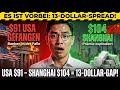 ES IST VORBEI: Spread Explodiert Auf 13 Dollar, Shanghai Bei 104 Dollar! (Banken In Der Falle)