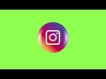 Instagram animation  Green background, green screen footage, Download free video for video editing