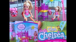 Barbie Club Chelsea Swing Set Unboxing Toy Review Alaska Rose Play Time