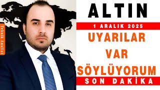 Altin İzi̇ Uyarilar Var Söylüyorum Şenol Kaan 01.12.2025